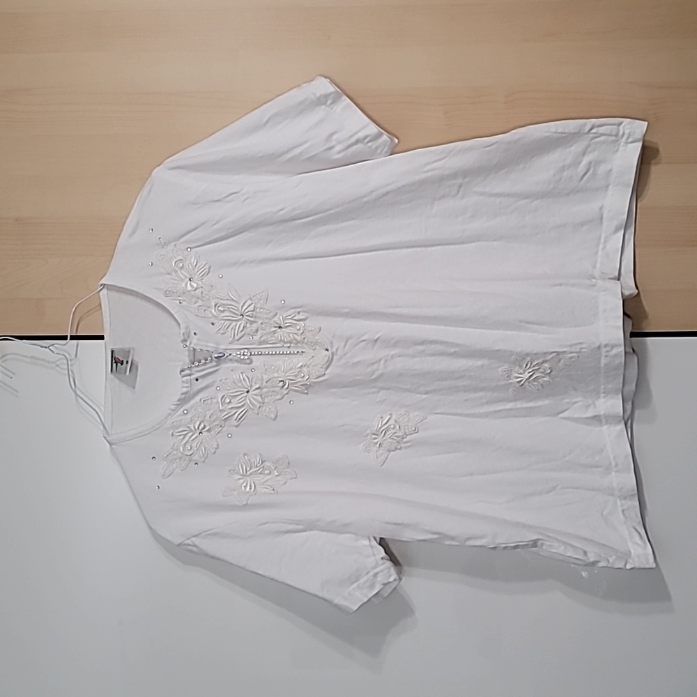 Women's hummingbird White T-shirt,‎ 1X